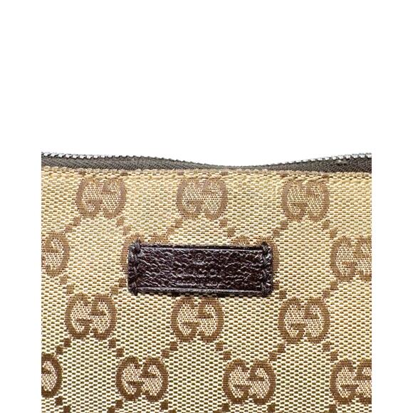 Gucci Bag Crossbody Shoulder Purse GG Logo Supreme Monogram Canvas Brown Leather - Picture 8 of 11